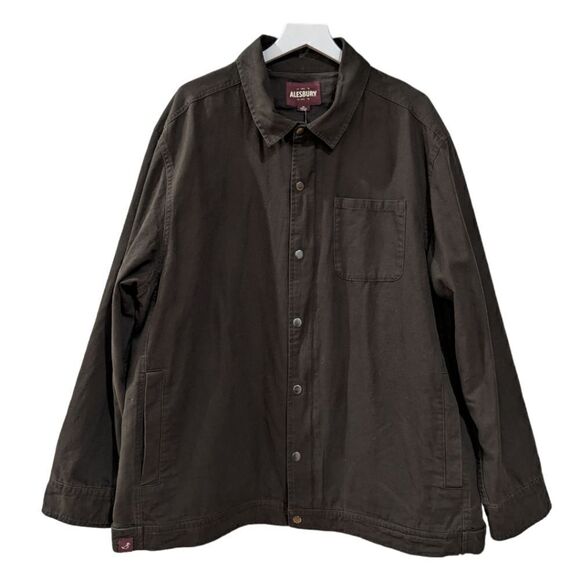 NWT ALESBURY Cotton Canvas Arlo Work Jacket Olive Size XXL - Picture 1 of 12